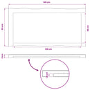 vidaXL Téglalap Asztallap 90 x 50 x 3,5 cm Négyszögletes Tömör Akácfa