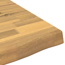 vidaXL Téglalap Asztallap 80 x 80 x 3,5 cm Négyzet Tömör Akácfa Fehér