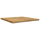 vidaXL Téglalap Asztallap 90 x 90 x 3,5 cm Négyzet Tömör Akácfa Fehér