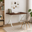 vidaXL Élő élű étkezőasztal 110 x 55 x 75 cm Tömör Akácfa