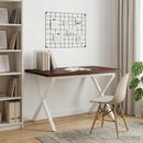 vidaXL Élő élű étkezőasztal 120 x 80 x 75 cm Tömör Akácfa