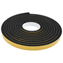 vidaXL Öntapadó habszalag 2 pcs Fekete 15mm x 5m CR Hab
