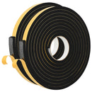 vidaXL Öntapadó habszalag 2 pcs Fekete 20mm x 5m CR Hab
