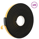 vidaXL Öntapadó habszalag 10 pcs Fekete 20mm x 5m CR Hab