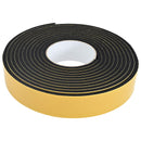 vidaXL Öntapadó habszalag 10 pcs Fekete 30mm x 5m CR Hab