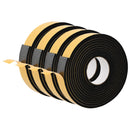 vidaXL Öntapadó habszalag 4 pcs Fekete 40mm x 5m CR Hab