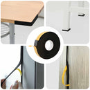 vidaXL Öntapadó habszalag 20 pcs Fekete 40mm x 5m CR Hab