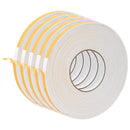 vidaXL Öntapadó habszalag 5 pcs Fehér 10mm x 10m CR Hab