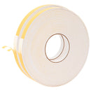 vidaXL Öntapadó habszalag 2 pcs Fehér 15mm x 10m CR Hab