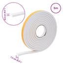 vidaXL Öntapadó habszalag 10 pcs Fehér 15mm x 5m CR Hab