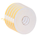 vidaXL Öntapadó habszalag 5 pcs Fehér 20mm x 10m CR Hab