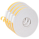 vidaXL Öntapadó habszalag 4 pcs Fehér 20mm x 5m CR Hab