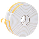 vidaXL Öntapadó habszalag 2 pcs Fehér 20mm x 5m CR Hab