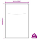 vidaXL Fonott zsákok 50 db Fehér 60 x 100 cm PP