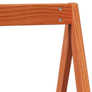 vidaXL Tetőtéri ágykeret Viaszbarna 90 x 190 cm Tömör fenyő