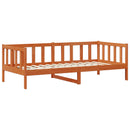 vidaXL Nappali ágy matracmal Wax Barna és Fehér 90 x 200 cm