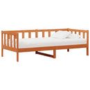 vidaXL Nappali ágy matracmal Wax Barna és Fehér 90 x 200 cm