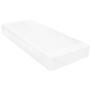 vidaXL Nappali ágy matracmal Wax Barna és Fehér 90 x 200 cm