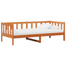 vidaXL Nappali ágy matracmal Wax Barna és Fehér 90 x 200 cm