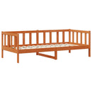 vidaXL Nappali ágy matracmal Wax Barna és Fehér 90 x 200 cm