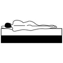 vidaXL Nappali ágy matracmal Wax Barna és Fehér 90 x 200 cm