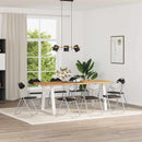 vidaXL Összecsukható szék 8 pcs Fekete és Szürke 48 x 43,5 x 81 cm