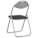 vidaXL Összecsukható szék 8 pcs Fekete és Szürke 48 x 43,5 x 81 cm