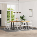 vidaXL Összecsukható szék 8 pcs Fehér 48 x 43,5 x 81 cm Műbőr