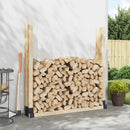 vidaXL Tűzifa Halmozó Segéd 2 db Antracitszürke 34 x 10 x 15 cm Acél