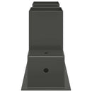 vidaXL Tűzifa Halmozó Segéd 2 db Antracitszürke 34 x 10 x 15 cm Acél