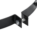 vidaXL Fű Levegőztető Kengyel Cölöpökkel 5 pcs Fekete Ø 320 mm Vas