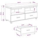 vidaXL Cipőpad Párnával Kézműves Tölgy 100 x 38 x 46 cm Szerelt Fa