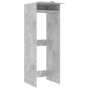 vidaXL Mosógép Szekrény tárolóval Beton 67,5 x 68 x 200 cm Faanyag