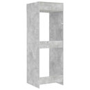 vidaXL Mosógép Szekrény tárolóval Beton 67,5 x 68 x 200 cm Faanyag