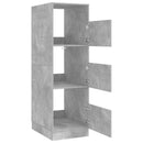 vidaXL Mosókonyha Szekrény tárolóval Beton 50 x 68 x 162 cm Faanyag