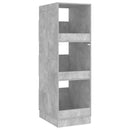 vidaXL Mosókonyha Szekrény tárolóval Beton 50 x 68 x 162 cm Faanyag