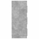 vidaXL Mosókonyha Szekrény tárolóval Beton 50 x 68 x 162 cm Faanyag