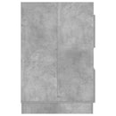 vidaXL Mosókonyha Szekrény Betonszürke 50 x 68 x 102 cm Szerelt fa