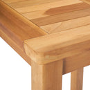 vidaXL Bárasztal Természetes 60 x 60 x 105 cm Szilárd Teak
