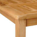 vidaXL Bárasztal Természetes 110 x 60 x 105 cm Szilárd Teak