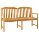 vidaXL Kézműves Rózsabank 179,5 x 61 x 90 cm Tömör Teakfa Természetes
