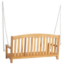vidaXL Hinta Pad 114 x 61 x 61,5 cm Tömör Teakfa Természetes