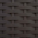 vidaXL Magasított Ágy Trellis-szel és Tetővel Barna 203 x 40 x 136 cm