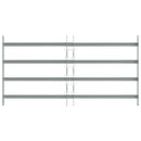 vidaXL Ablakok biztonsági rács 4 keresztlécsel 3 pcs 630-1140 mm