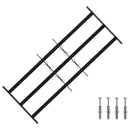 vidaXL Ablakokhoz készült biztonsági rács, 3 keresztléccel 3 pcs