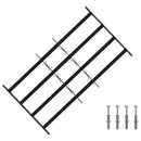 vidaXL Ablakok biztonsági rács 4 keresztlécsel 3 pcs 63-114 cm