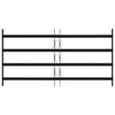 vidaXL Ablakok biztonsági rács 4 keresztlécsel 3 pcs 63-114 cm