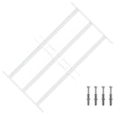 vidaXL Ablakokhoz készült biztonsági rács, 3 keresztléccel 43-74 cm