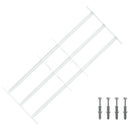 vidaXL Ablakokhoz készült biztonsági rács, 3 keresztléccel 3 pcs