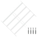 vidaXL Ablakok biztonsági rács 4 keresztlécsel 3 pcs 43-74 cm